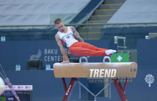 Bakıda idman gimnastikası üzrə Dünya Kuboku yarışlarının ilk günü start götürüb. Azərbaycan, 19 fevral, 2016